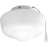 1-Light Universal Ceiling Fan Schoolhouse Light Kit-28784632