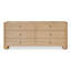 Gibson 6 Drawer Dresser Natural