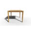 Ensemble repas d'extérieur carré en teck 5 pièces avec fauteuils pliants Ogbu-1131817575