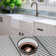 Luxury 33" L x 20" W Dual Mount Kitchen Sink with Basket Strainer