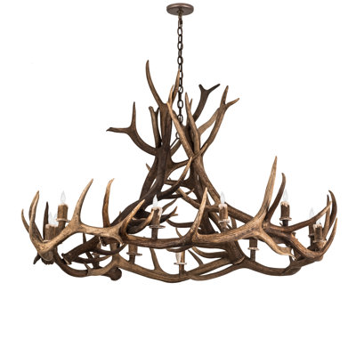 Rustic Lodge 12 - Light Chandelier
