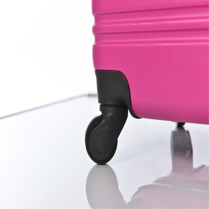Ensemble de valises rigides 2 pièces + sac Valise pivotante avec verrou TSA