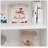 Akem Kids 3-Tier Bookcase, Children's Book Display, Bookshelf Toy Storage Cabinet Organizer