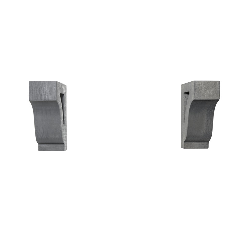 Corbeaux en peuplier Rayne (ensemble de deux), Argent argent