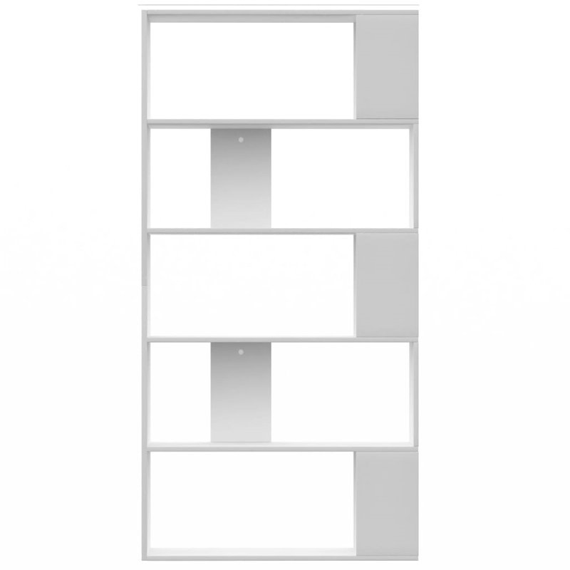 Aleccia 159 cm H Bookcase, 159cm H x 80cm W x 24cm D, White