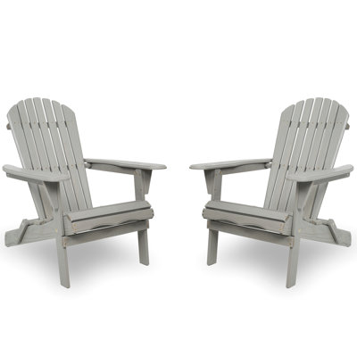 Chaise d'extérieur pliable en bois massif