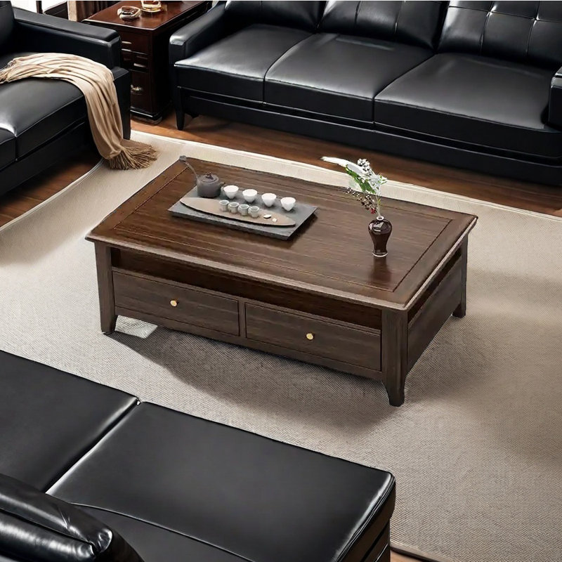 Simple nouvelle table basse en bois massif chinois