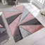 Rectangle Geometric Indoor / Outdoor Washable Area Rug-1099472568