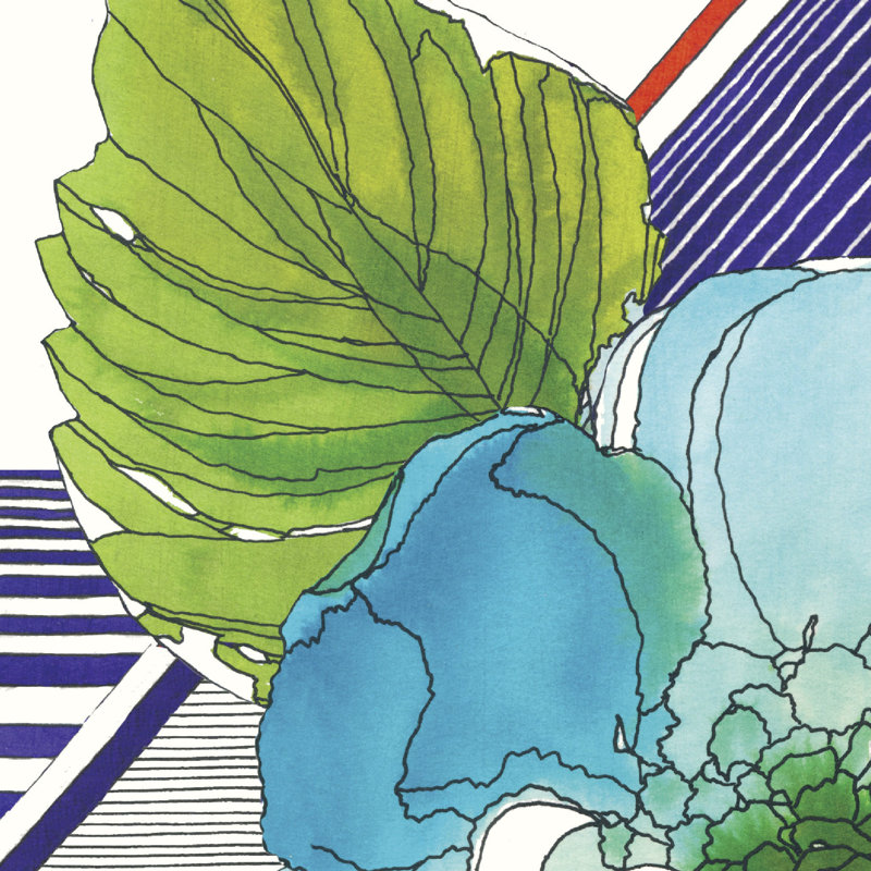 Rouleau de papier peint lisse graphique L 26,25 pi x l 27,56 po