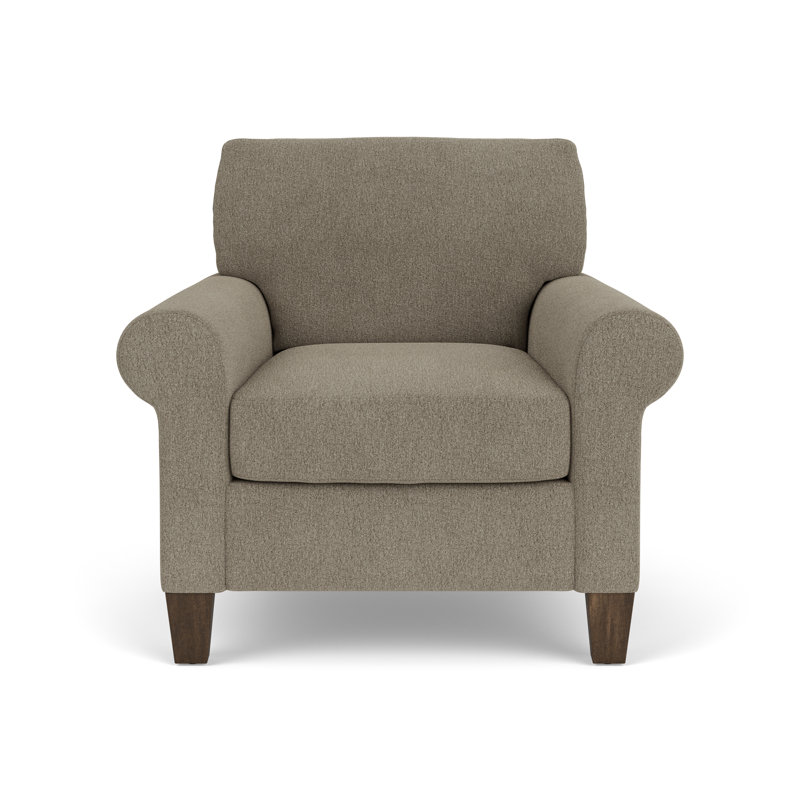 Fauteuil avec accoudoirs larges 37 po Cornesia, Polypropylène colombe