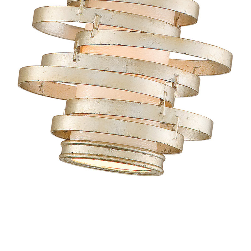 Mini Silver Glass LED Pendant Light