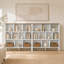 Bibliothèque moderne à 3 niveaux avec cubes et 10 cubes - blanc-134473823