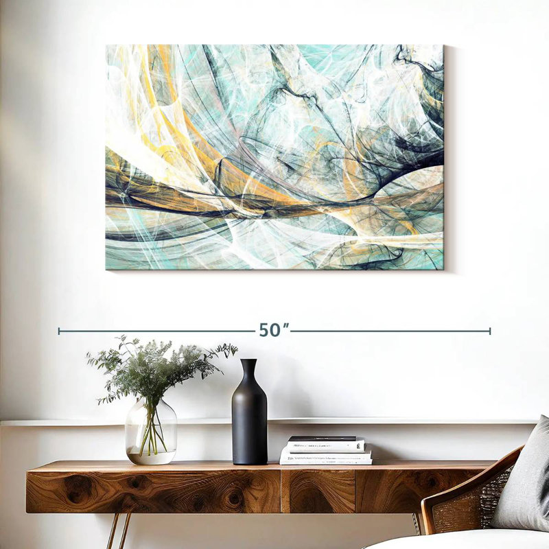 Avery Wispy Dynamic Abstract, 26" H x 39" W