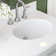 Ariel Monrow 67 Inch Double Oval Sink Bathroom Vanity With Pure White Quartz Countertop