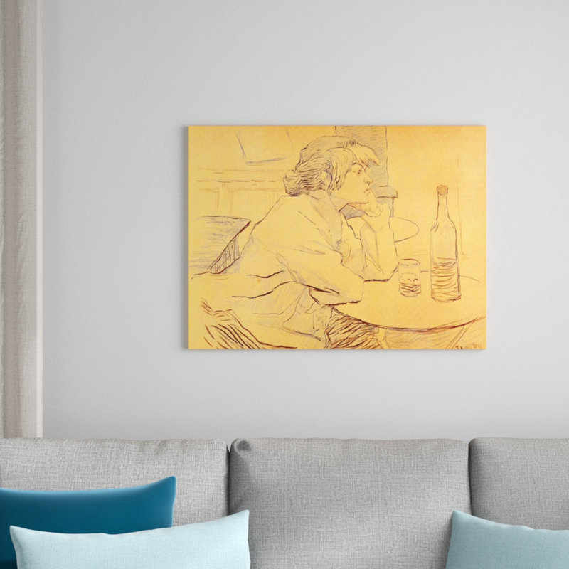 Henri De Toulouse-Lautrec - Wrapped Canvas Print, 60cm H x 80cm W x 1.8cm D