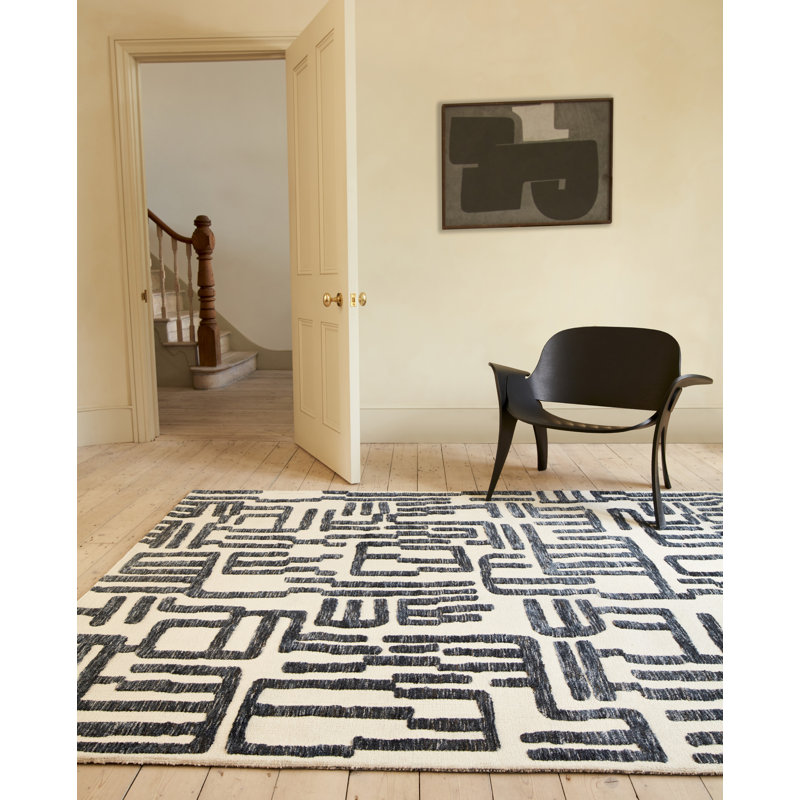 Clemones Abstract Machine Tufted Area Rug, Rectangle 160 x 230cm
