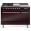 ILVE Nostalgie II 48 in Dual Fuel Range, 5 Burner, Griddle, Frenchtop-1045267342-1045267374