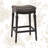 Upholstered Counter Stool with Solid Wood Frame-1663469146