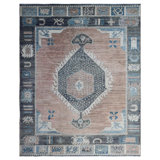 New Afghani Bakshaish Wool On Cotton 10Ft8inx14ft2in Clay