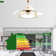 36" Invisible 3-Blade Retractable Ceiling Fan with LED Light and Remote Control