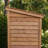 8 ft. W x 4 ft. D Double Door Cedar Wood Storage Shed