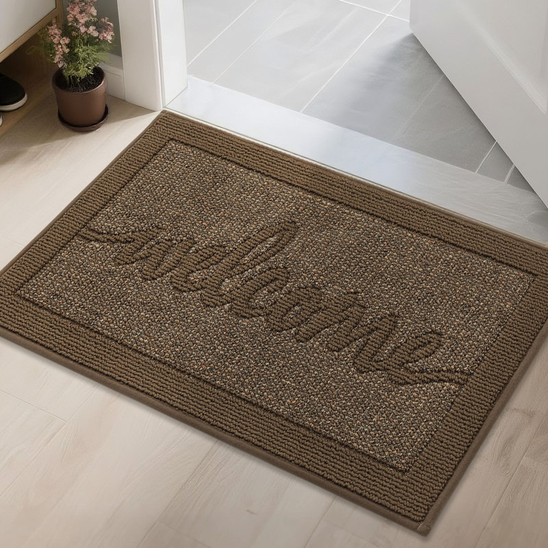 Non-Slip Indoor Doormat, Brown, 50.8cm W x 81.3cm L
