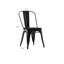 Chaise d'appoint empilable en métal H 33,5 po Linzy-30562519