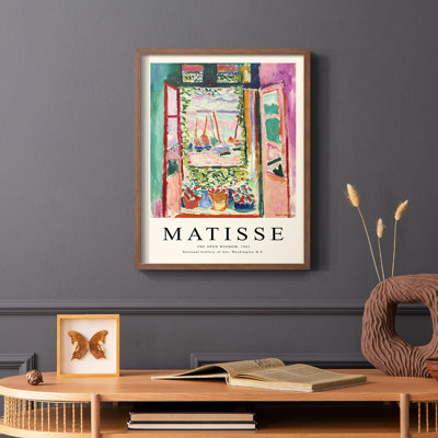 Matisse CXCVII, reproduction encadrée - bois massif