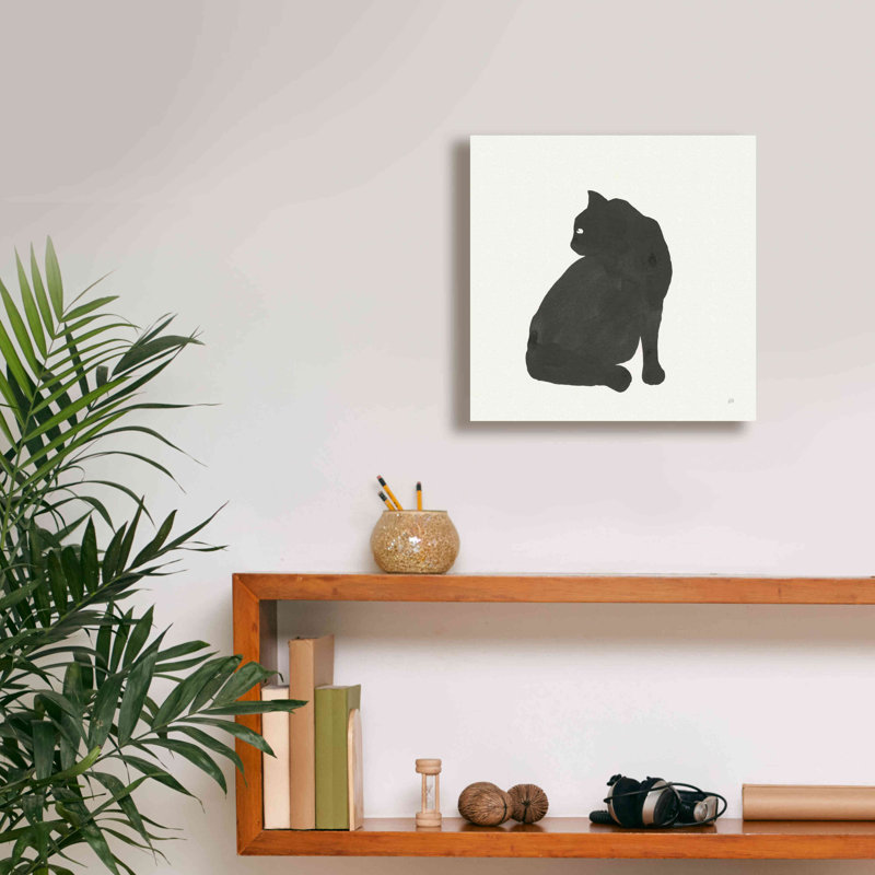 «Black Cat IV» par Chris Paschke, H 12 po x l 12 po x P 0,75 po