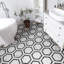 BioTech 11" x 13" Porcelain Marble Look Wall & Floor Tile-1233361473