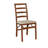 Stakmore Shaker Ladder Back Folding Chair, Cherry Frame with Blush Fabric-22360565
