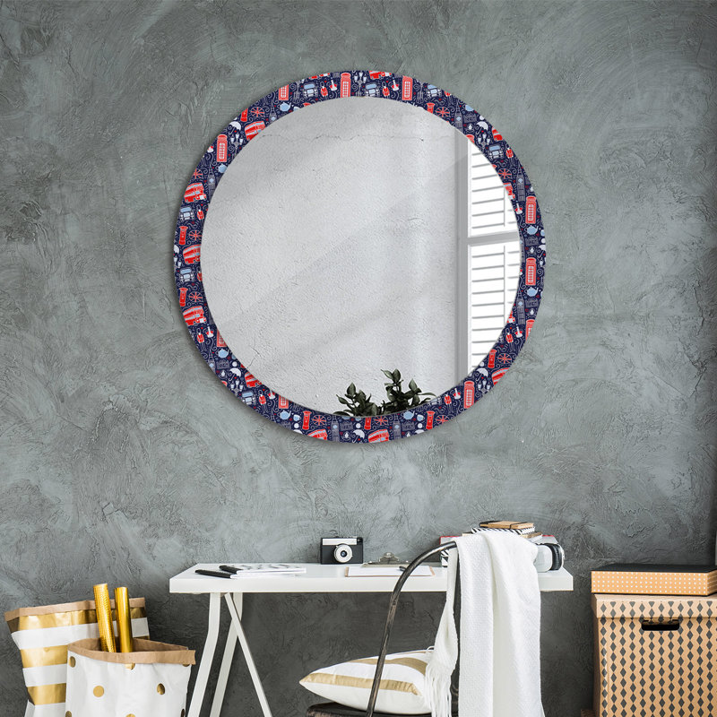 Huldar Glass Flat Wall Mirror