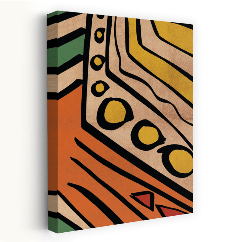 Vigor Abstract Bold Colorful Art, 24" H x 16" W