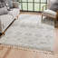 Melody Beige Shag Tribal Moroccan Trellis Soft Area Rug-39723768