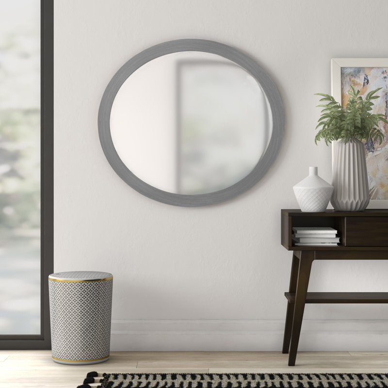 Miroir biseauté Haubrich, Gris