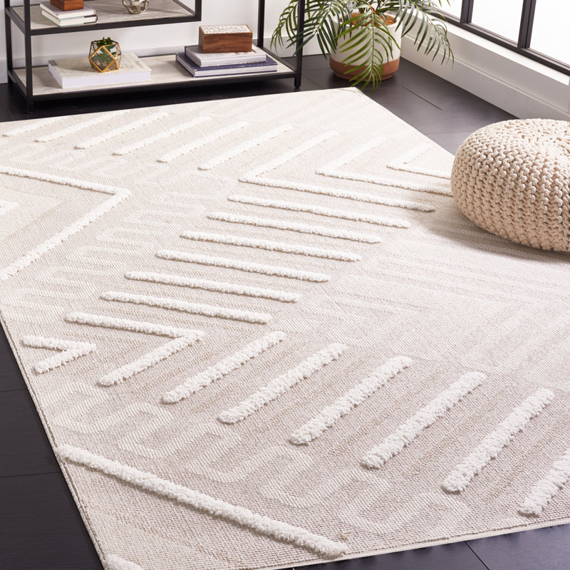 Tapis beige / ivoire Kells 104, Rectangle 4 pi x 6 pi
