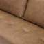 Modern Couch 74.5" Genuine Leather Square Arm Sofa Couch Upholstered Sofa for Living Room-399022803