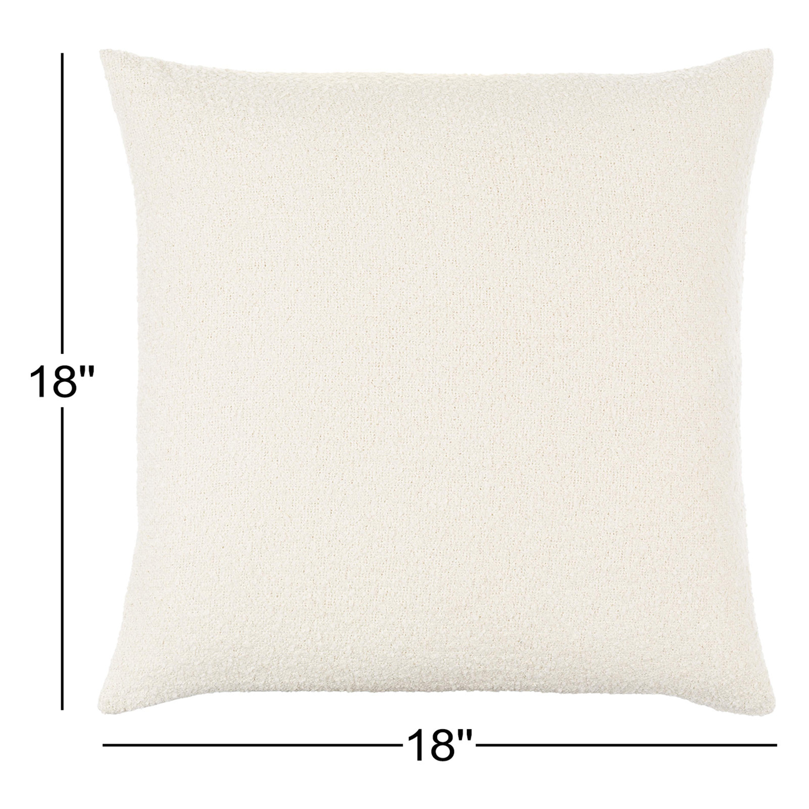 Pillow Cover, 18" x 18", Pillow Cover Only - No Insert