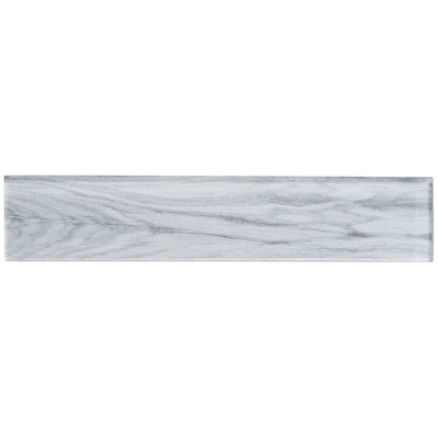 Gudov 3" x 14" Glass Wood Look Subway Tile