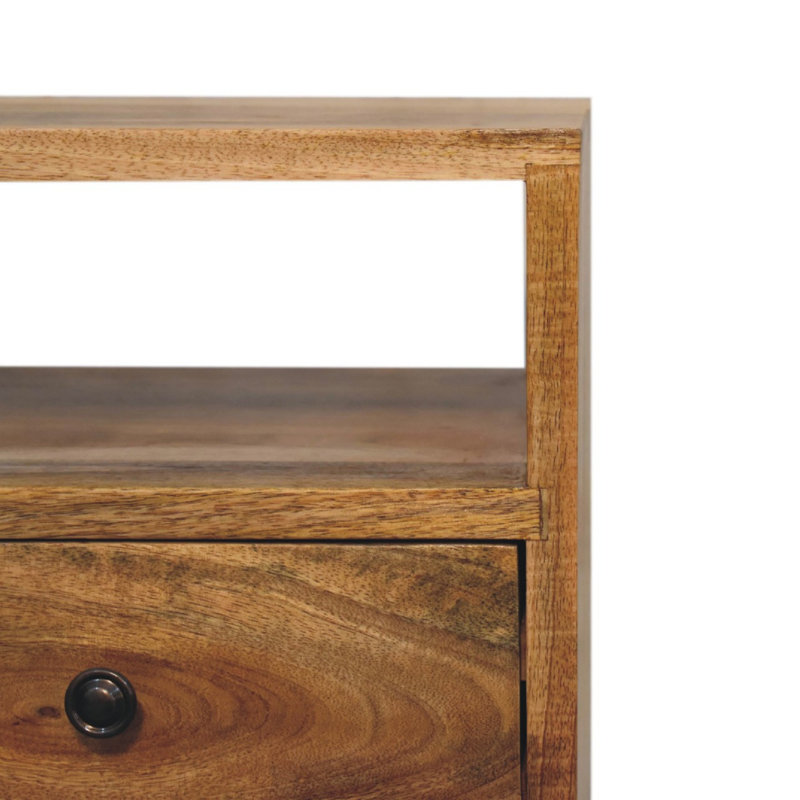 30cm W Solid Wood Bedside Table