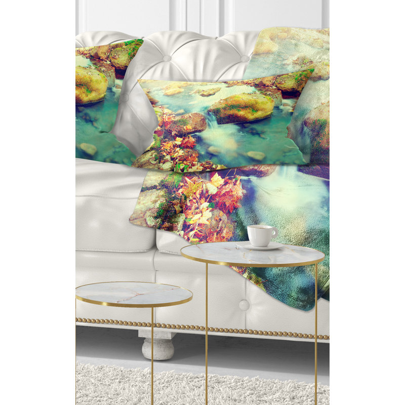 Coussin Mountain River avec pierres - Sea & Shore