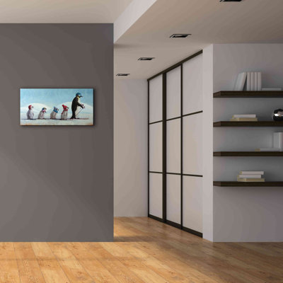 «Ski School» par Lucia Heffernan, art mural sur toile