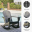 Chaise Adirondack berçante en plastique Zaire-92475987