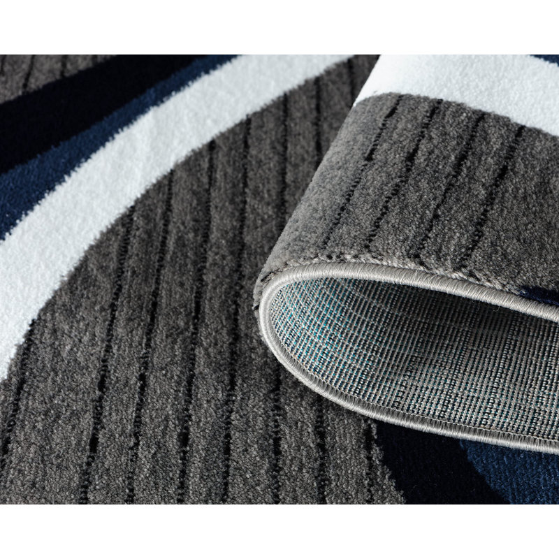 GloryRugs4x6NavySwirlsAreaRug, ModernTapour