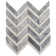 11" X 11.8" Herringbone Marble Polished Tile