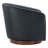 Bennett Genuine Leather Swivel Barrel Chair-995754771