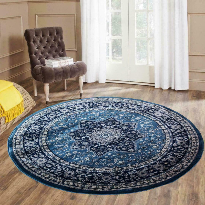 Assylbek Oriental Area Rug, Round 120cm