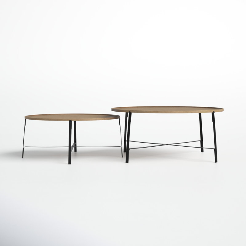 Minori Solid Wood Nesting Coffee Table
