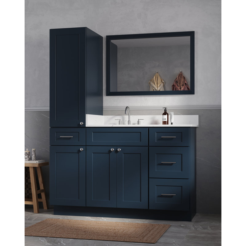 Meuble-lavabo simple 54 po Disar, Blue