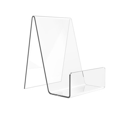 6 Pack Book Stand, Clear Easel Stand